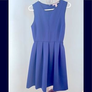 Pleated scuba dress